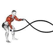 Battle Ropes demonstration animation