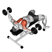 Dumbbell Fly demonstration animation