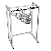 Hanging Straight Twisting Leg Hip Raise demonstration animation
