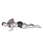 Kneeling Push Up demonstration animation