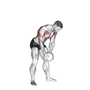 Medicine Ball Catch And Overhead Throw demonstration animation