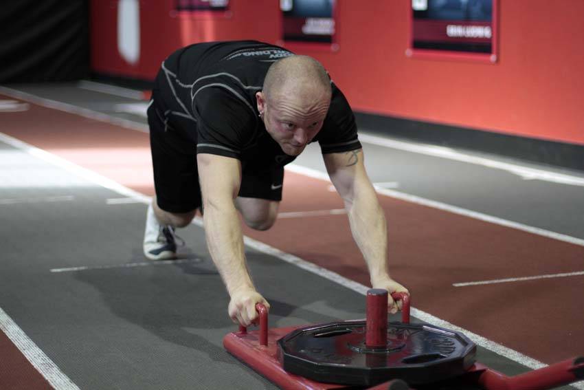 Sled Push — position 2